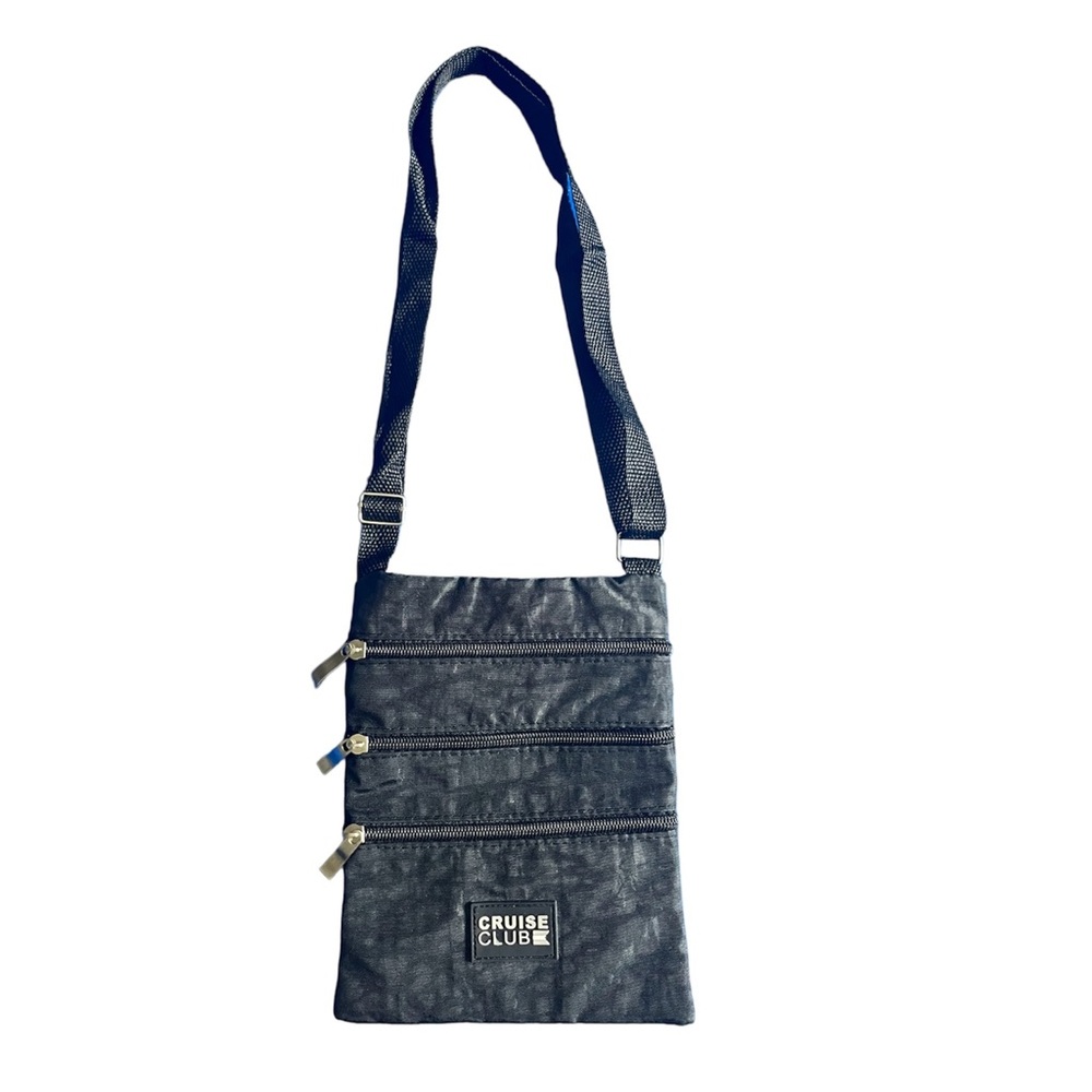 Cruise Club 4 pocket zipper crossbody purse